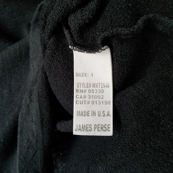 James Perse Cowl Neck Supima Longsleeve Pull-over Sweater - Picture 9 of 11